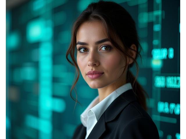 Oyun Kılıcı Stüdyoları CTO'su Elif Kaya'nın profesyonel portresi.