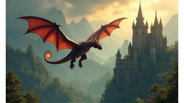 'Ancient Realms' adlı fantezi temalı oyunun konsol portu için optimizasyon edilmiş ekran görüntüsü