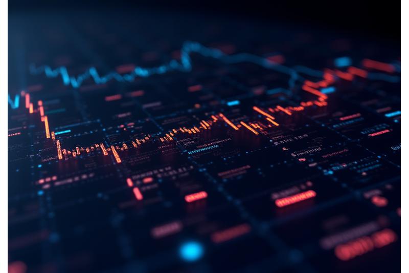 İşlem verilerini ve finansal büyümeyi gösteren interaktif analitik panosu